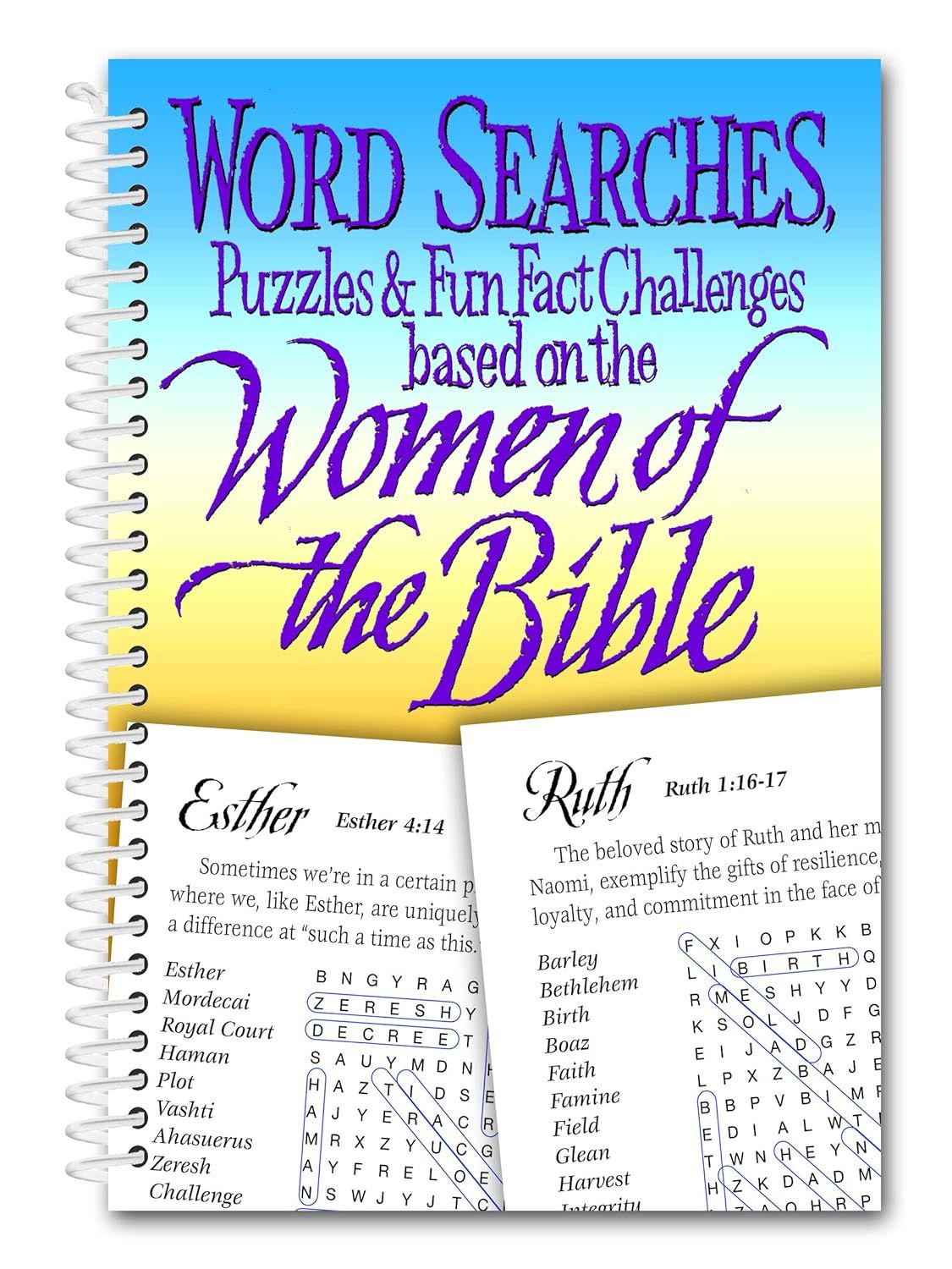 Word Searches, Puzzles &amp; Fun Fact Challenges based on the Women of the Bible