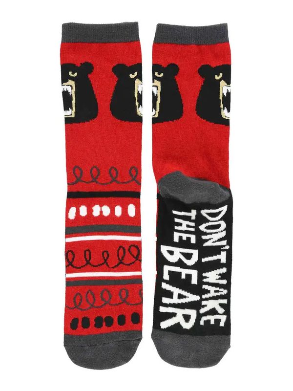 Don&#39;t Wake Bear Crew Sock One Size