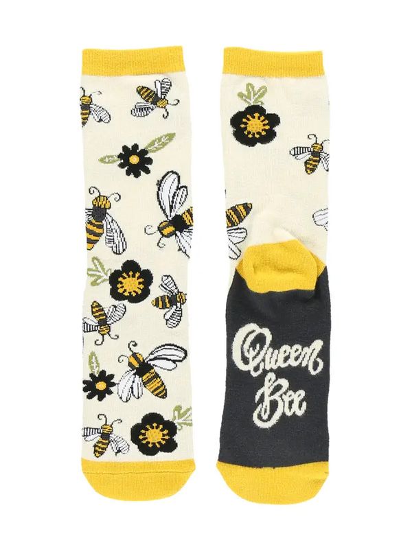 Queen Bee Adult Crew Sock One Size