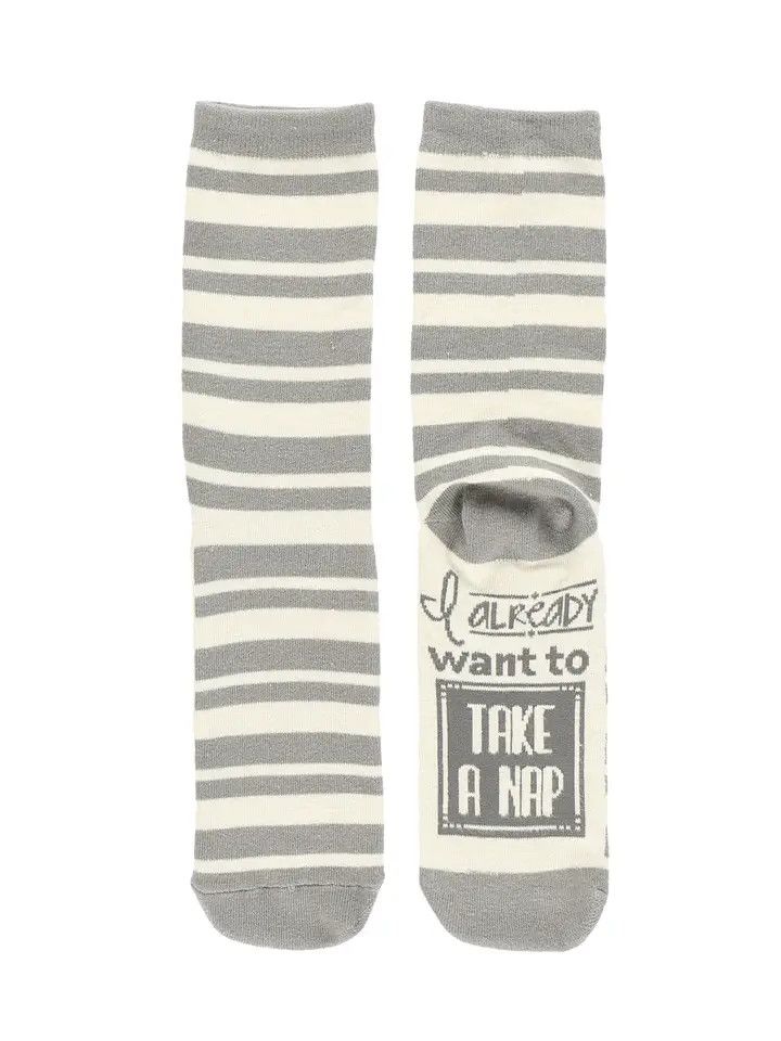 Take A Nap Crew Sock One Size