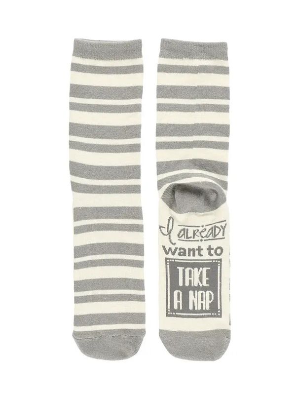 Take A Nap Crew Sock One Size
