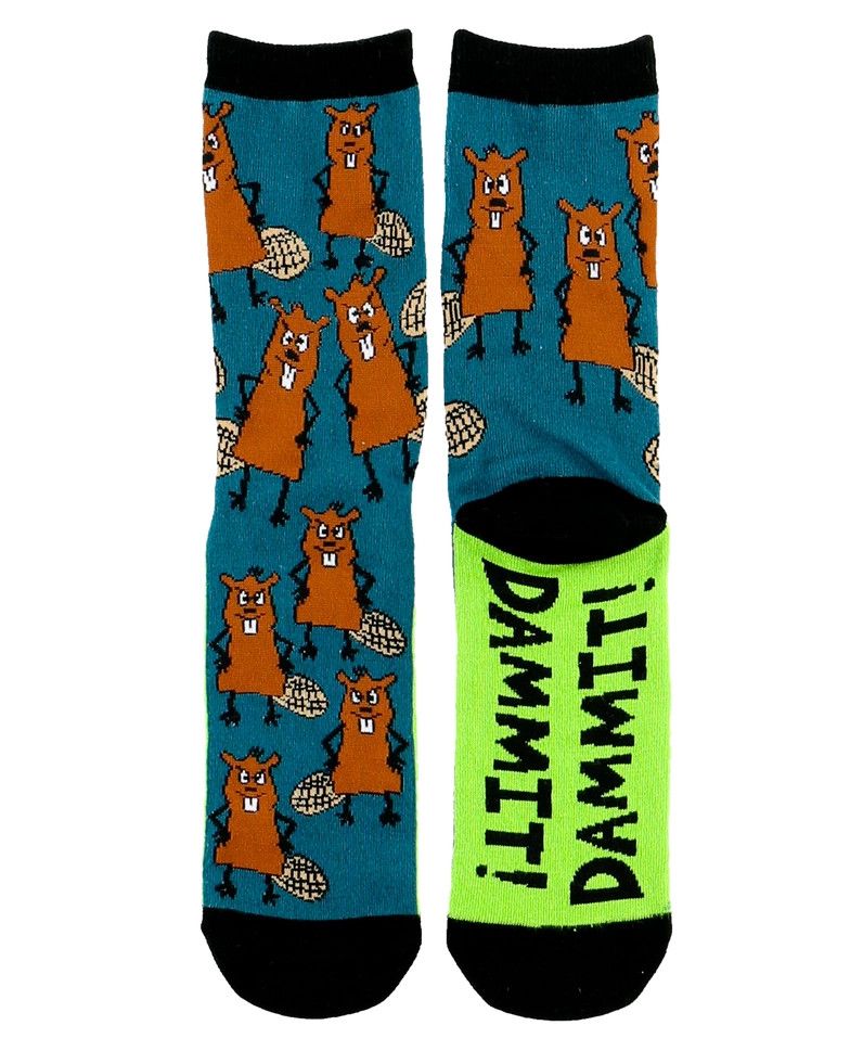 Beaver Crew Sock One Size
