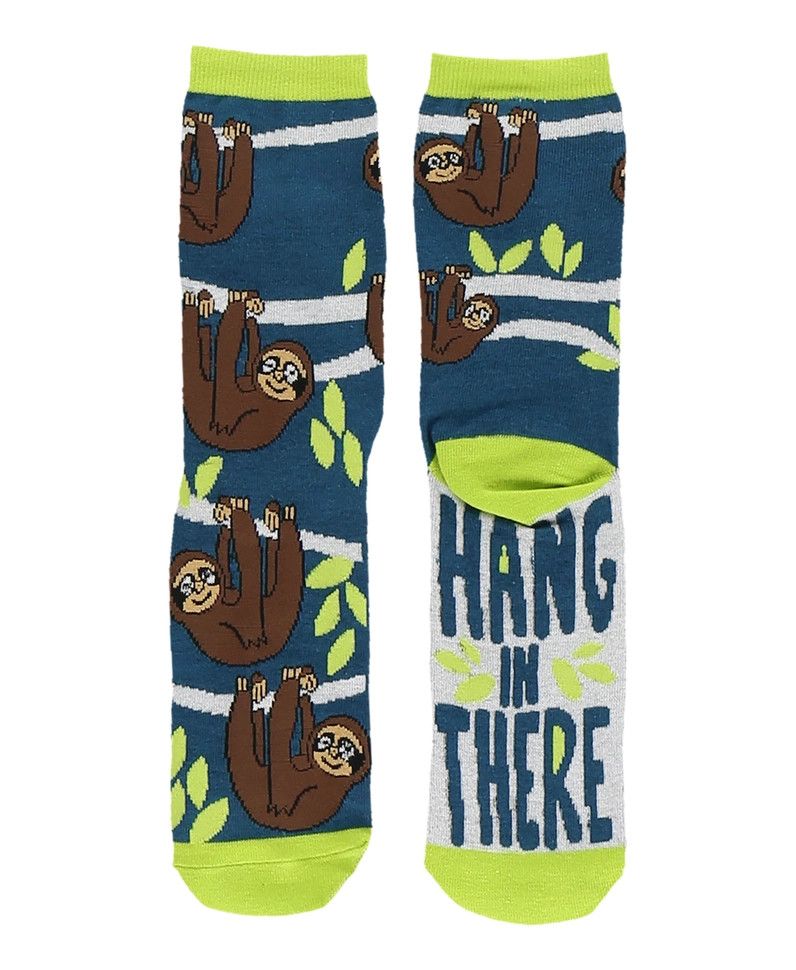 Sloth Crew Sock One Size