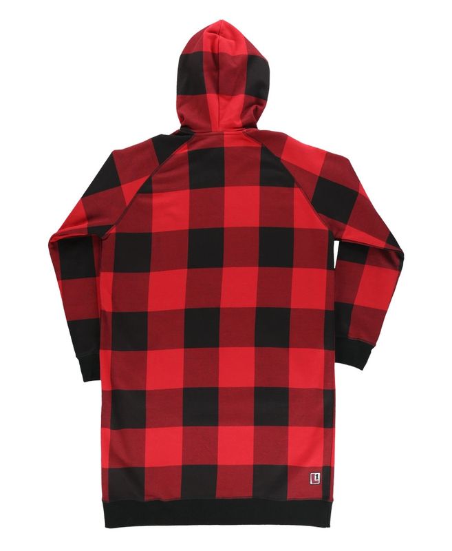 Red Plaid Sleep Hoodie