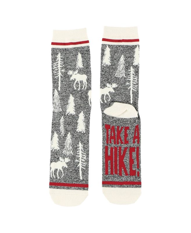 Take A Hike Crew Sock One Size