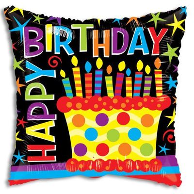 Birthday Cake Gellibean Balloon -