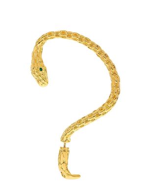 Snake Shape Earhook Earrings | A GOLD