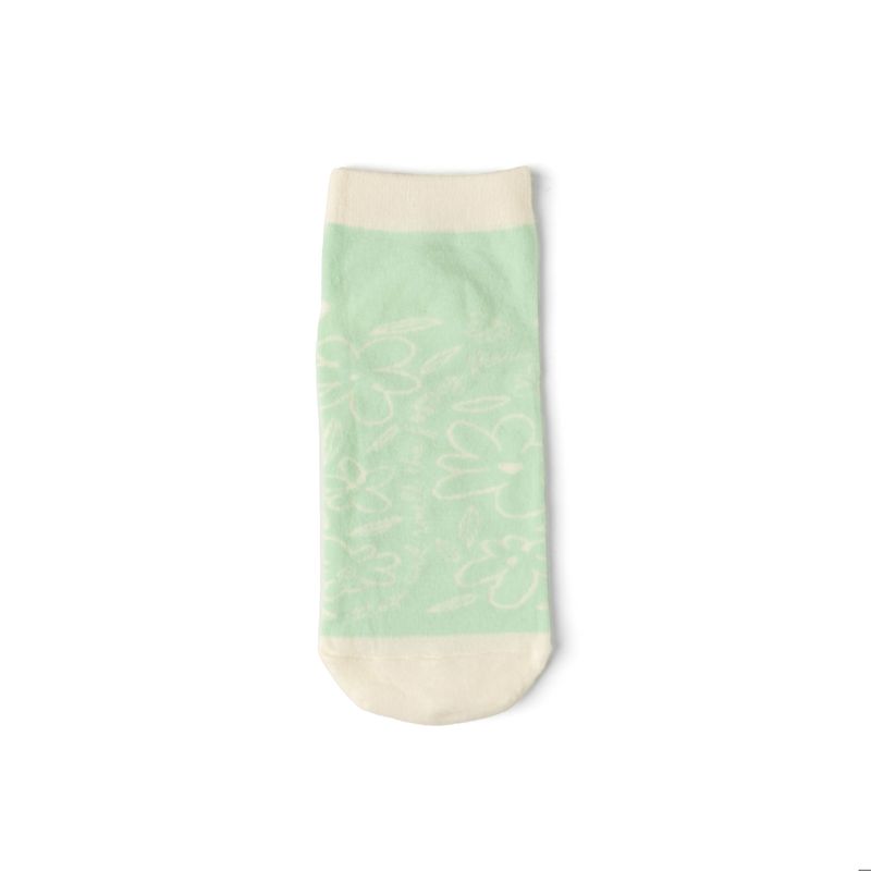 Two Left Feet Low Rider Socks-Smell The Flowers