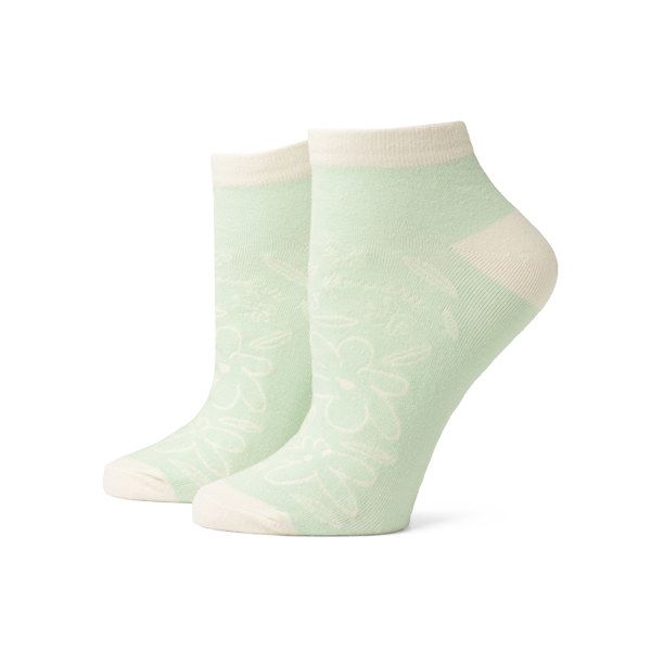 Two Left Feet Low Rider Socks-Smell The Flowers