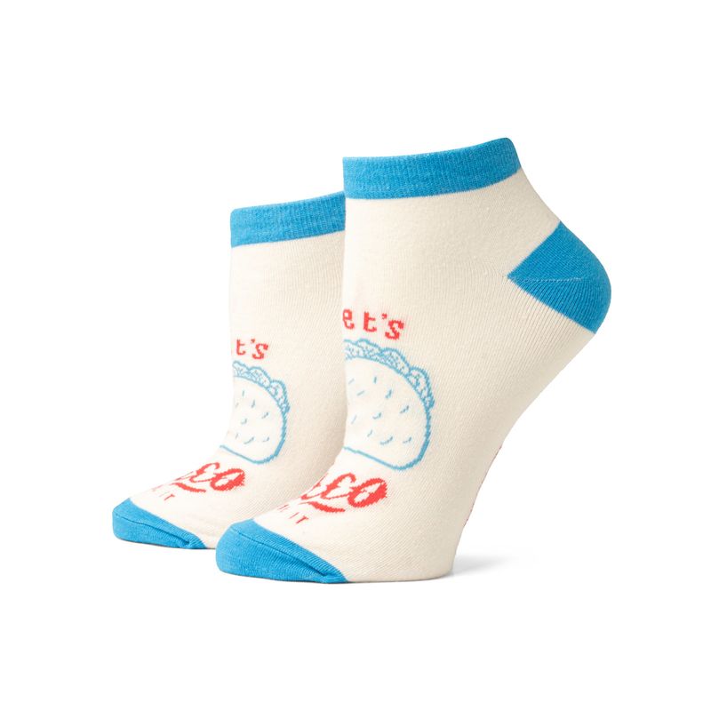 Two Left Feet Low Rider Socks-Let's Taco Bout It