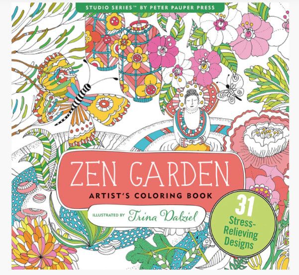 Zen Garden Artist's Coloring Book