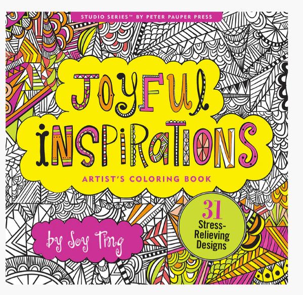 Joyful Inspirations Artists Coloring Book