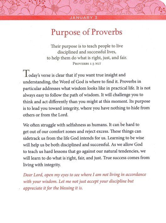 Daily Wisdom For Women/A 365-Day Devotional