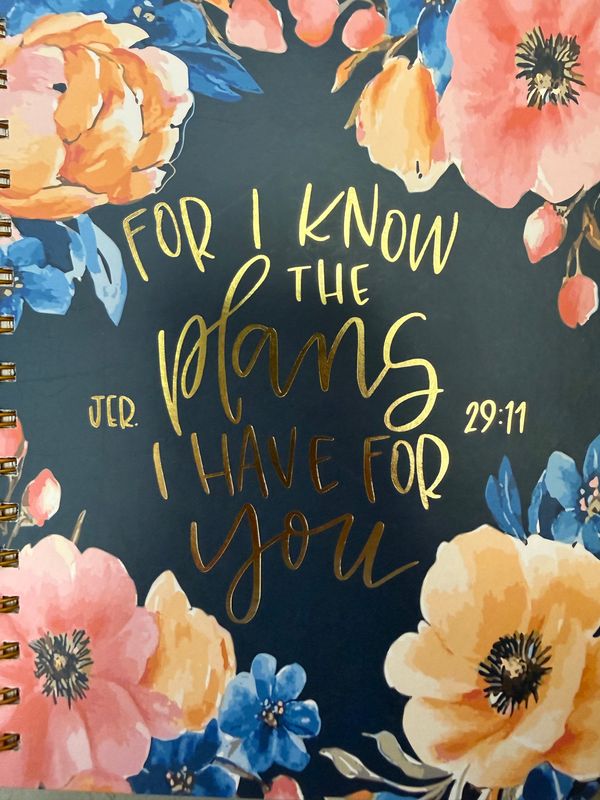 For I Know The Plans I Have For You Planner
