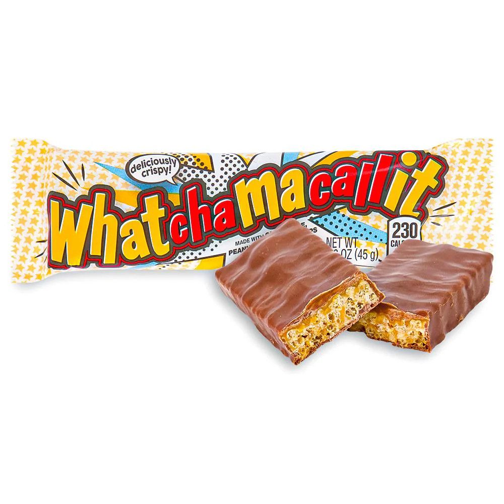Whatchamacallit Chocolate Caramel Peanut Crisp Candy Bar