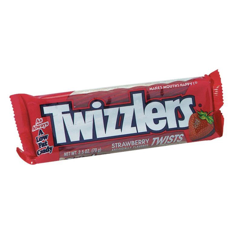 Twizzlers Twists Strawberry Flavored Licorice