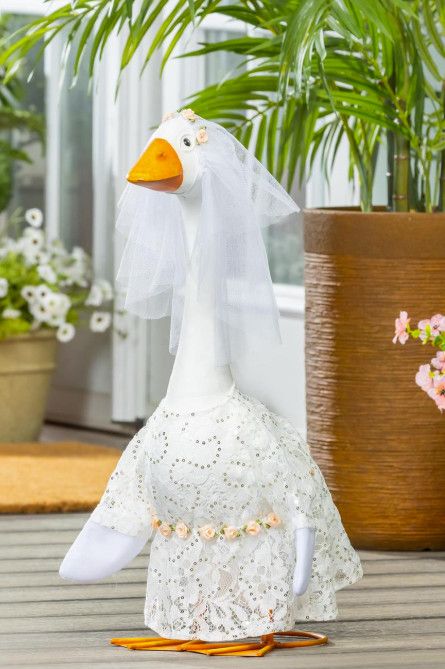 Porch Goose Outfit, Bride