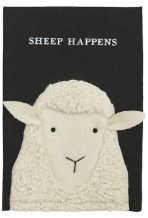 Embroidered Farm Sheep Towel