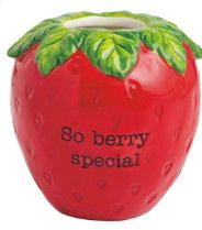 Strawberry Bud Vase