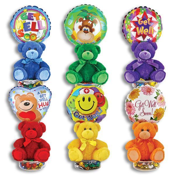 Get Well Bright Bear Kelliloons - Hard Candy