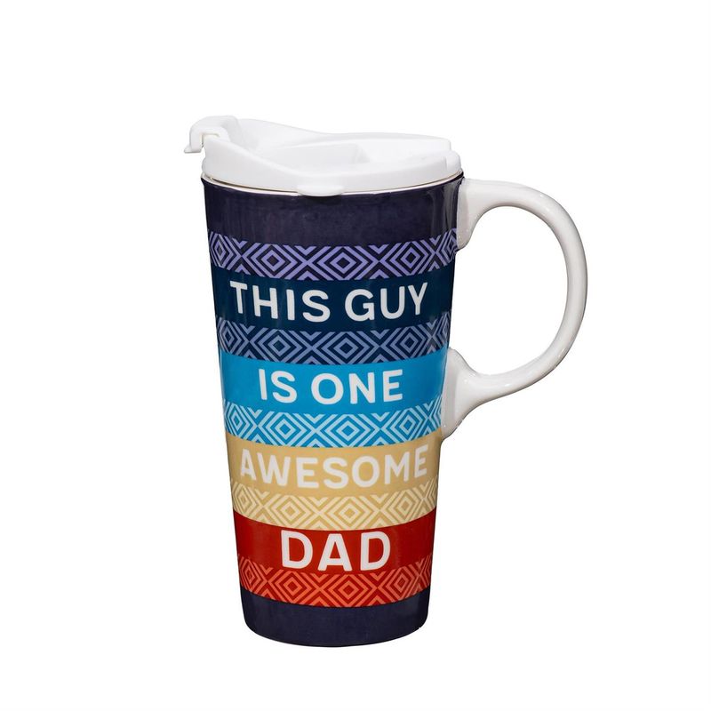 Awesome Dad Ceramic Perfect Cup, 17oz, Gift Box