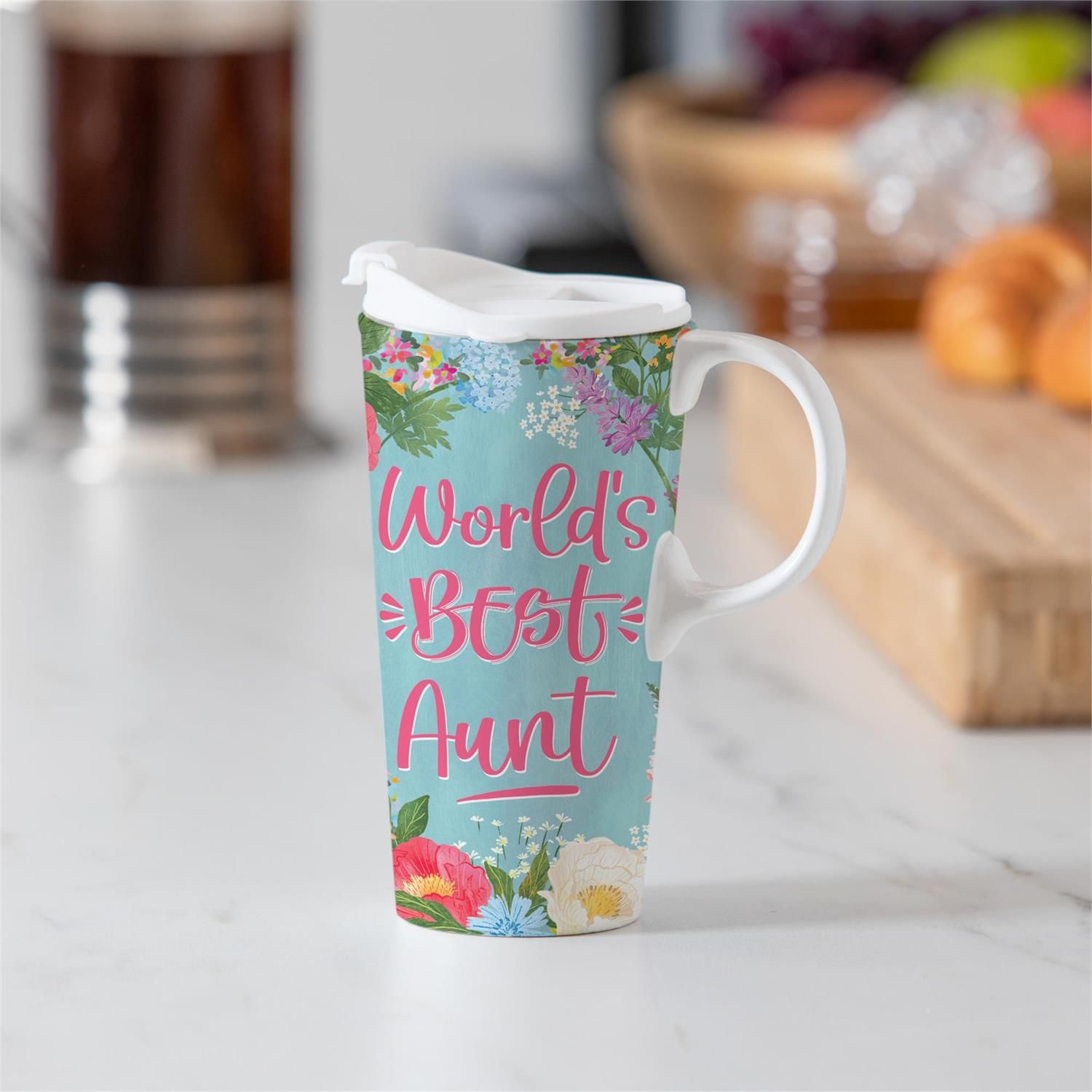 Aunt Accolade Ceramic Perfect Cup, 17oz, Gift Box