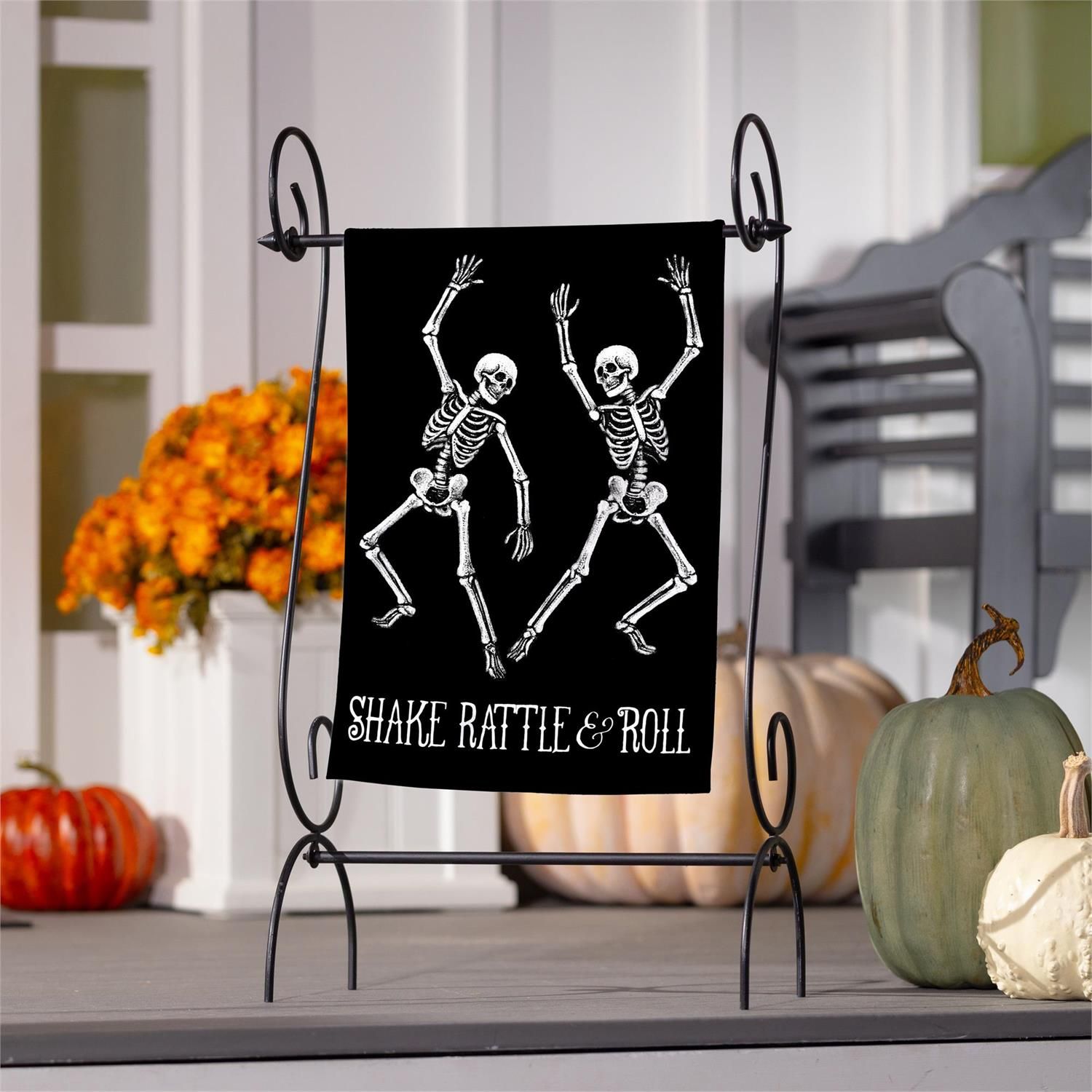 Shake, Rattle &amp; Roll Moire Flag Garden