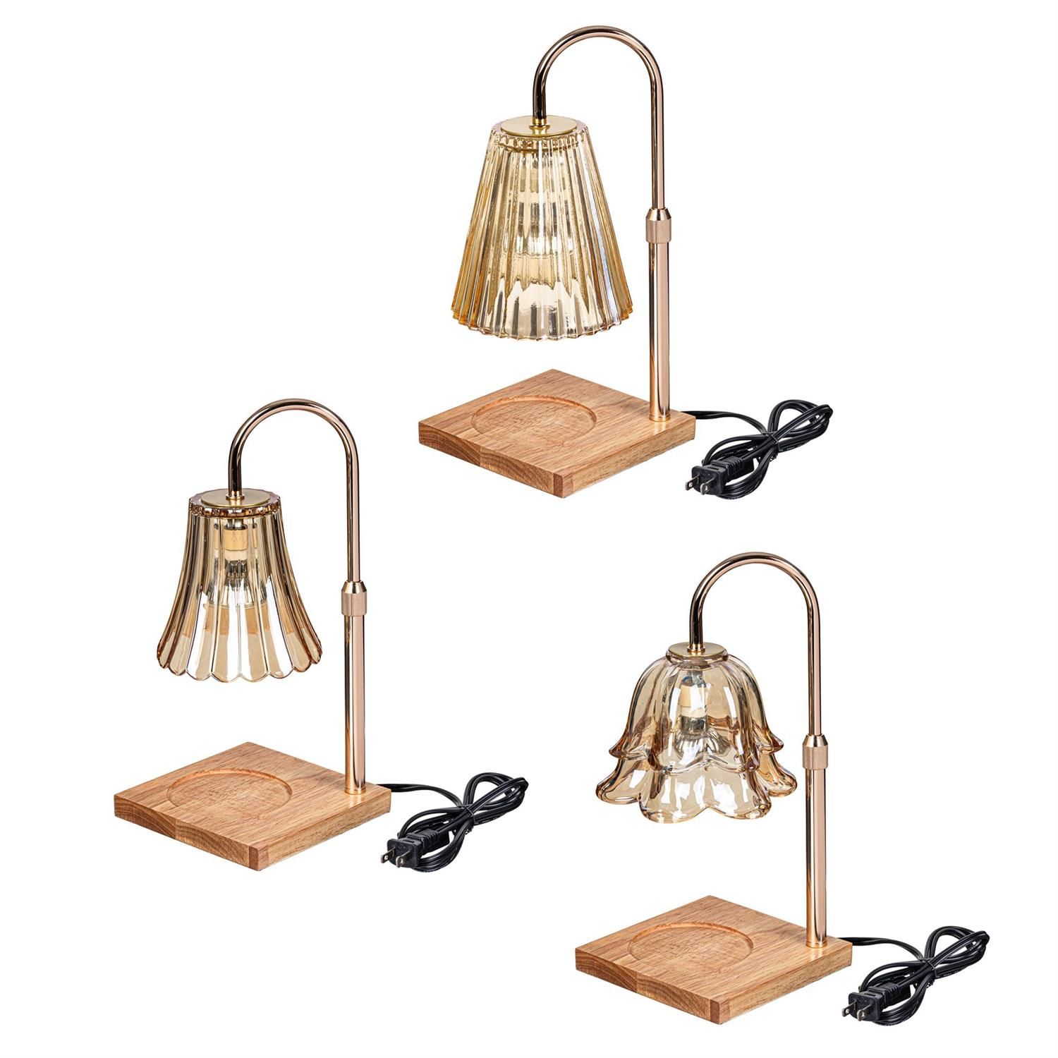 Pearl &amp; Pine Candle, Glass Candle Warmer Lamp