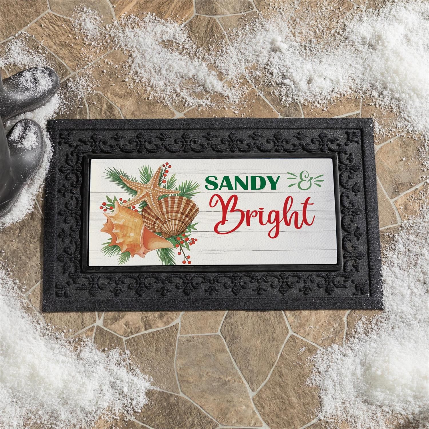 Sandy &amp; Bright Coastal Shells Sassafras Switch Mat