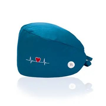 SOLID COLOR SURGICAL CAP SCRUB CAP TIE BACK CAP