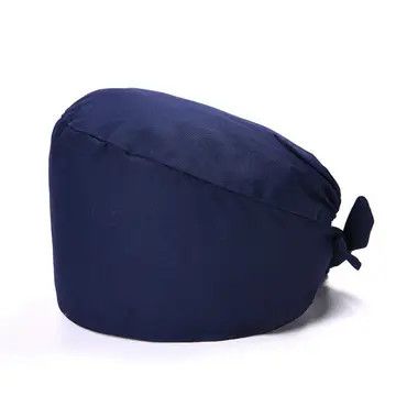 SOLID COLOR SURGICAL CAP SCRUB CAP TIE BACK CAP