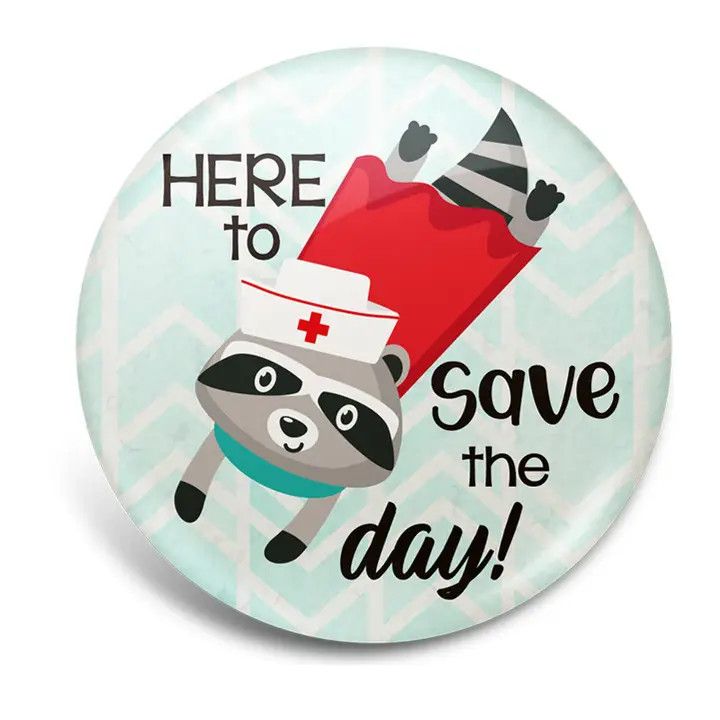 Save the Day Raccoon Badge Reel