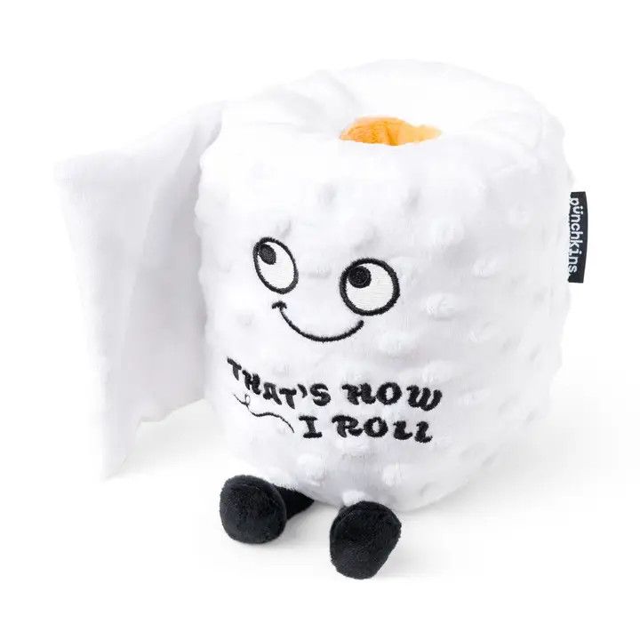 "That's How I Roll" Novelty Plush Toilet Paper Gift