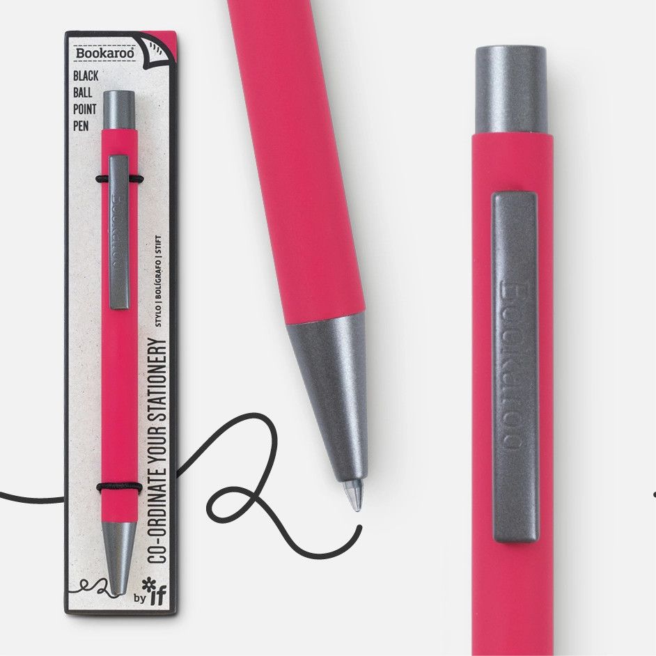 Bookaroo Pen/Hot Pink