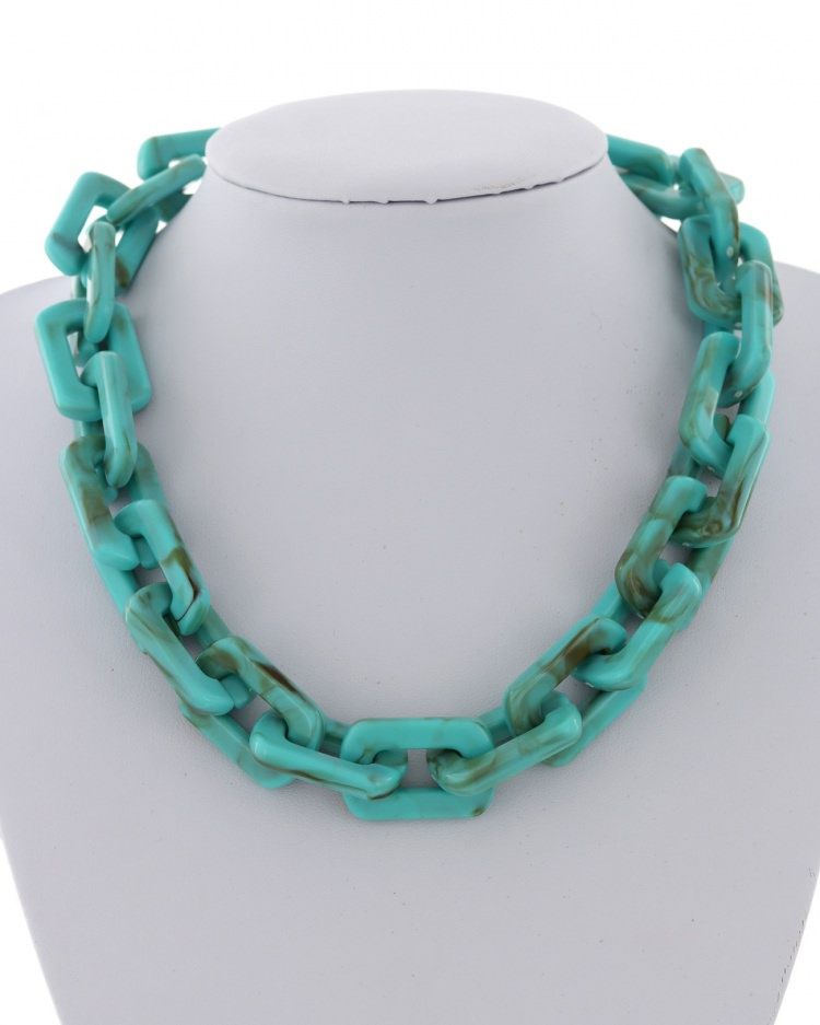 RESIN LINK  NECKLACE
