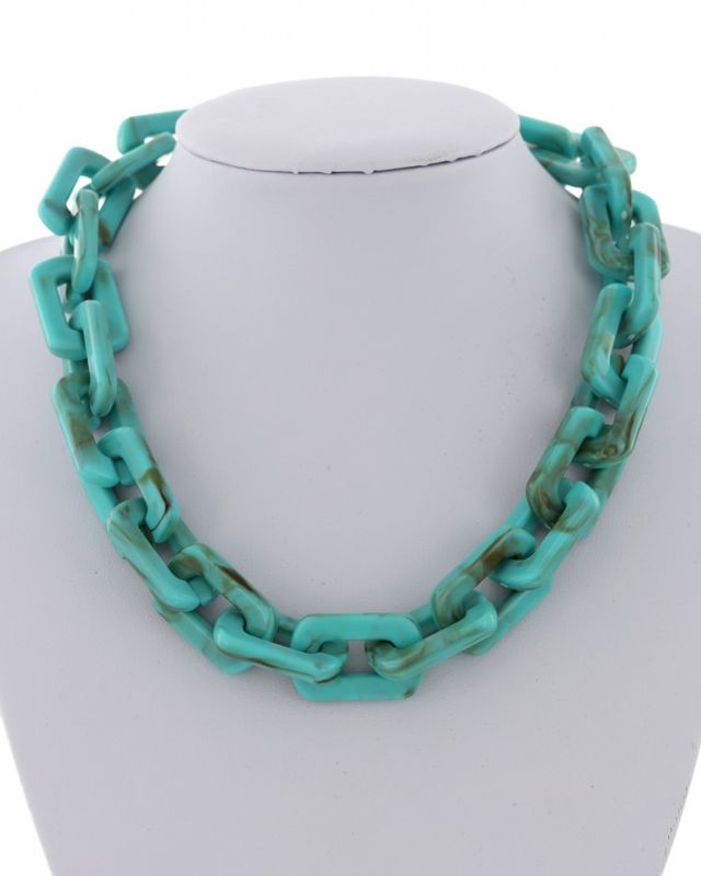 RESIN LINK  NECKLACE