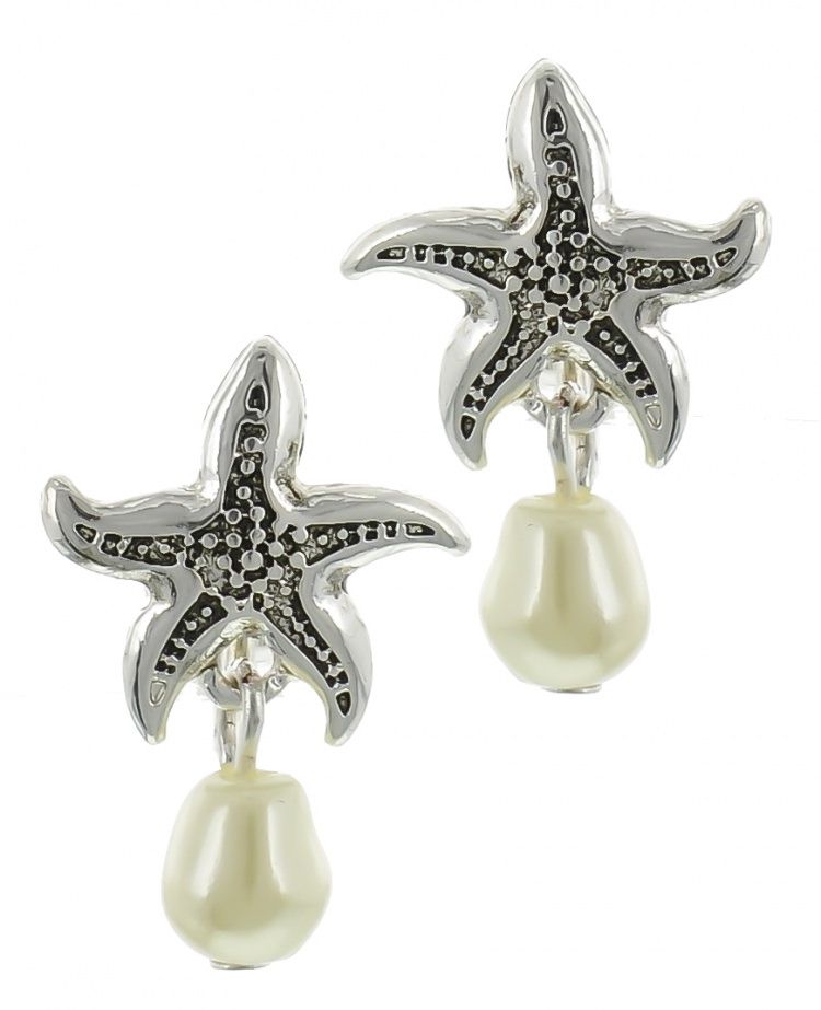 STARFISH METAL EARRING SET