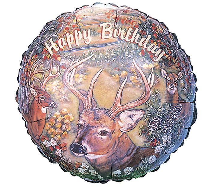 DEER SCENE HAPPY BIRTHDAY