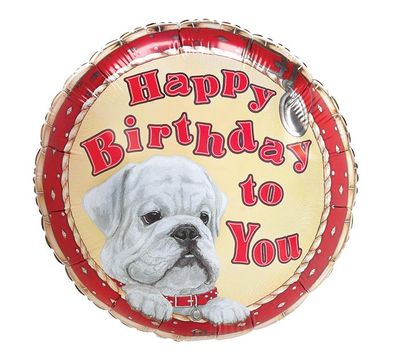 BULLDOG PUP HAPPY BIRTHDAY