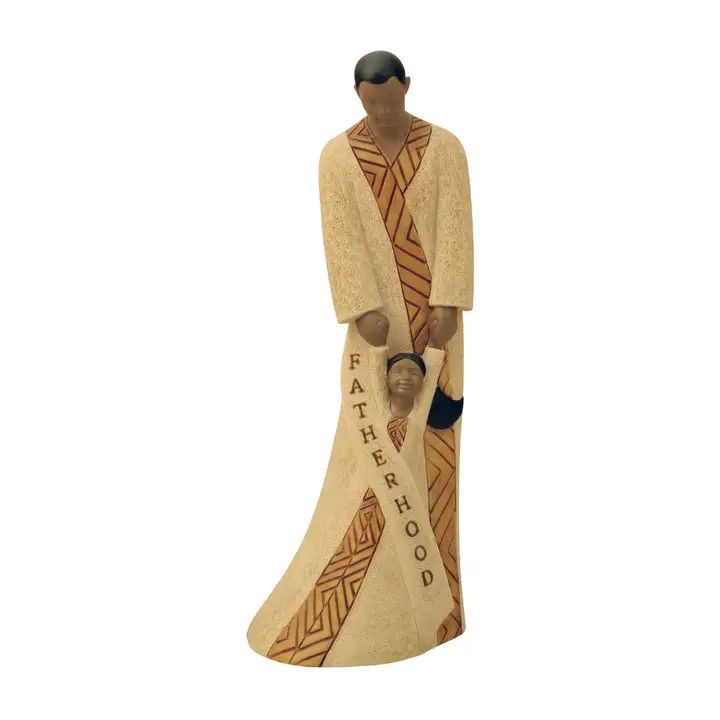 Fatherhood, African American Collectible Fig 11.5"H