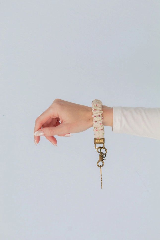 April Flowers Keychain