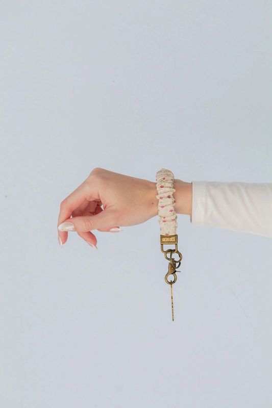 April Flowers Keychain