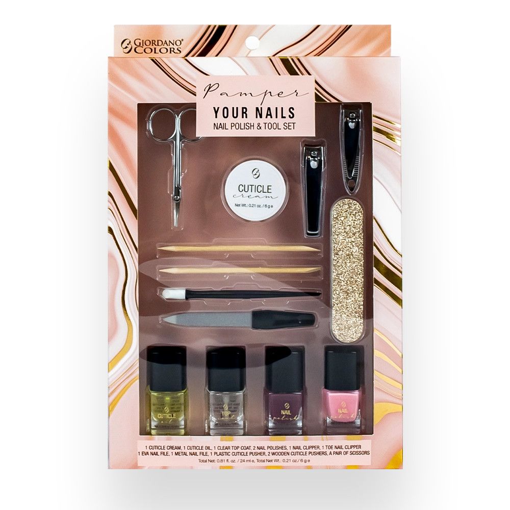 Makeup-Michael Giordano Nail Polish &amp; Tool Set