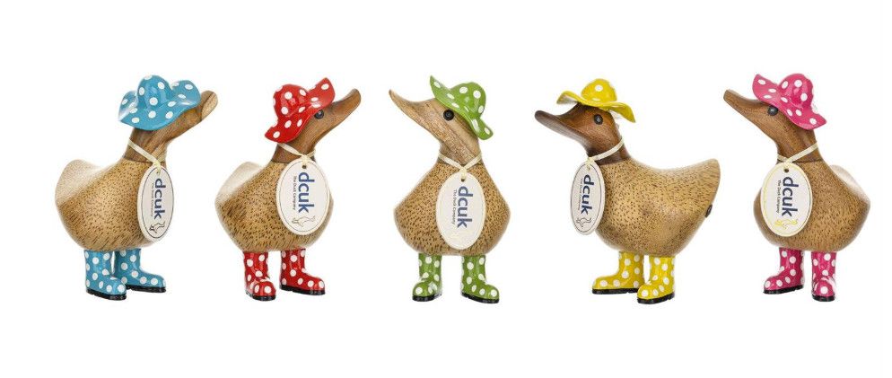 Duckys Spotty Hat Boots