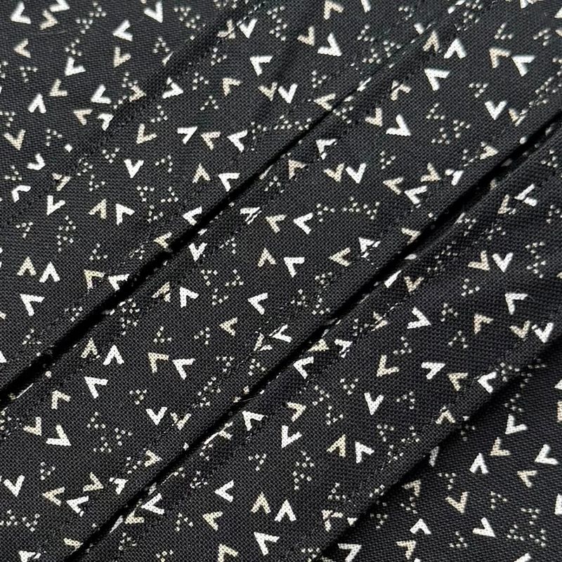 Black, Tan and White Triangles Wristlet/Lanyard