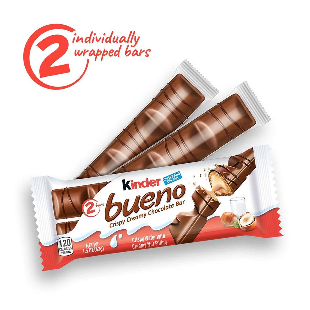 Kinder Bueno Milk Chocolate Bars