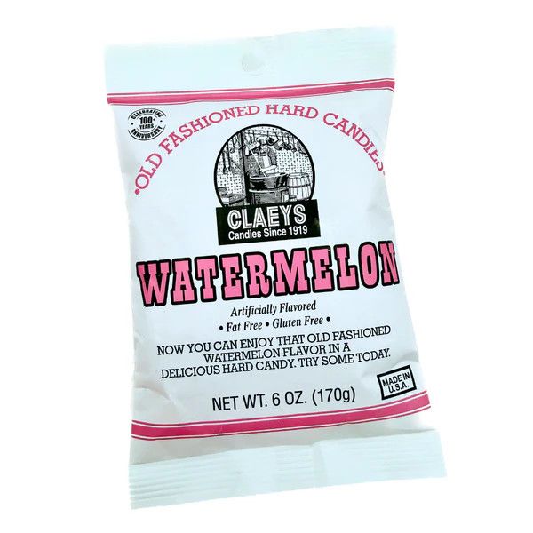 Claeys Old Fashioned Watermelon Hard Candies