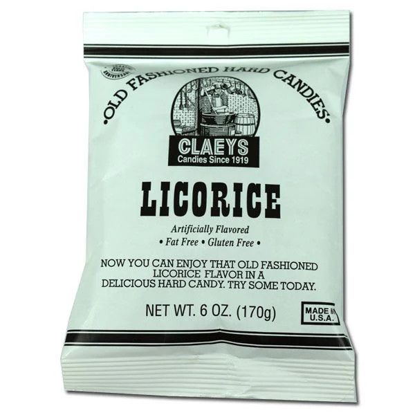 Claeys Old Fashion Licorice Hard Candies