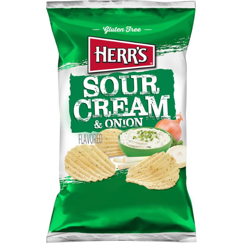Sour Cream &amp; Onion Ripple Chips