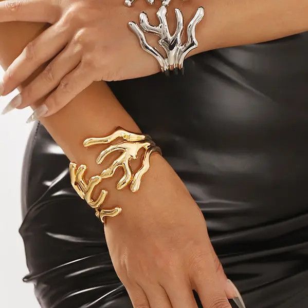 Geometric Ringent Bracelet Accessories GOLD / One_size